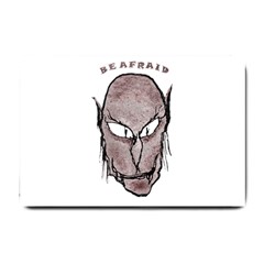 Scary Vampire Drawing Small Doormat 