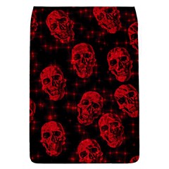 Sparkling Glitter Skulls Red Flap Covers (l)  by ImpressiveMoments
