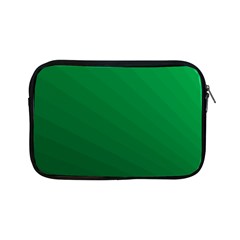 Green Beach Fractal Backdrop Background Apple Ipad Mini Zipper Cases by Simbadda
