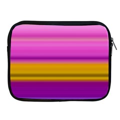 Stripes Colorful Background Colorful Pink Red Purple Green Yellow Striped Wallpaper Apple Ipad 2/3/4 Zipper Cases by Simbadda