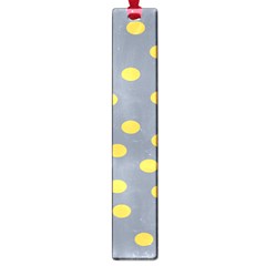 Limpet Polka Dot Yellow Grey Large Book Marks by Mariart
