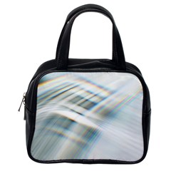 Business Background Abstract Classic Handbags (one Side) by Simbadda