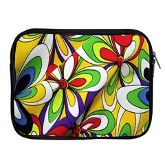 Colorful Textile Background Apple Ipad 2/3/4 Zipper Cases by Simbadda