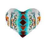 Dragonball Super 2 Standard 16  Premium Flano Heart Shape Cushions Back