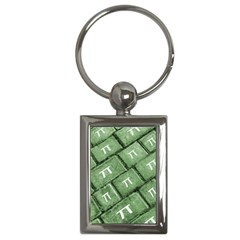 Pi Grunge Style Pattern Key Chains (rectangle)  by dflcprints