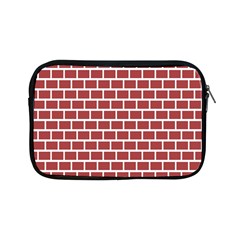 Brick Line Red White Apple Ipad Mini Zipper Cases by Mariart