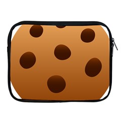 Cookie Chocolate Biscuit Brown Apple Ipad 2/3/4 Zipper Cases by Mariart