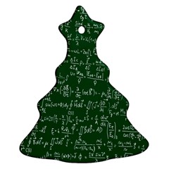 Formula Number Green Board Christmas Tree Ornament (two Sides) by Mariart