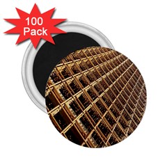 Construction Site Rusty Frames Making A Construction Site Abstract 2 25  Magnets (100 Pack)  by Nexatart