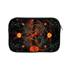 Fractal Wallpaper With Dancing Planets On Black Background Apple Ipad Mini Zipper Cases by Nexatart