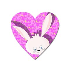 Easter Bunny  Heart Magnet