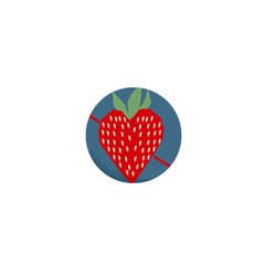 Fruit Red Strawberry 1  Mini Magnets by Mariart