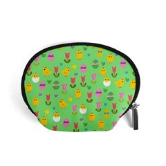 Easter - Chick And Tulips Accessory Pouches (small) 
