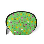 Easter - chick and tulips Accessory Pouches (Small)  Back