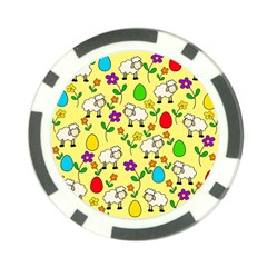 Easter Lamb Poker Chip Card Guard (10 Pack)