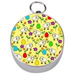 Easter lamb Silver Compasses Front