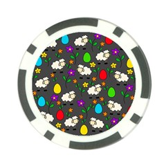 Easter Lamb Poker Chip Card Guard (10 Pack)