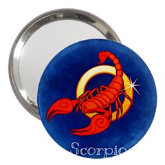 Zodiac Scorpio 3  Handbag Mirrors by Mariart