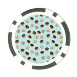 Donuts pattern Poker Chip Card Guard (10 pack) Back