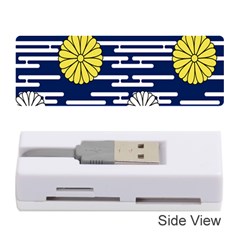 Sunflower Line Blue Yellpw Memory Card Reader (stick) 