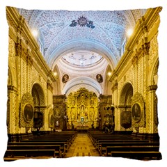 Church The Worship Quito Ecuador Large Flano Cushion Case (one Side)