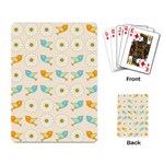 Birds And Daisies Playing Card Back
