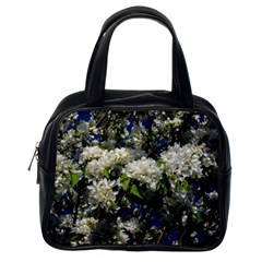 Floral Skies 2 Classic Handbags (one Side) by dawnsiegler