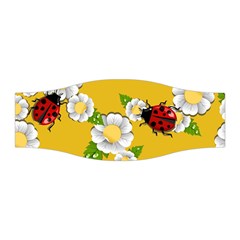 Flower Floral Sunflower Butterfly Red Yellow White Green Leaf Stretchable Headband by Mariart