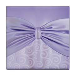 Ribbon Purple Sexy Tile Coasters by Mariart