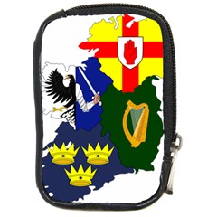 Flag Map Of Provinces Of Ireland  Compact Camera Cases by abbeyz71