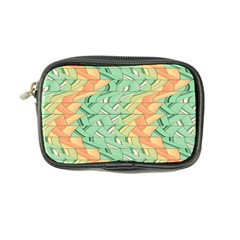 Emerald And Salmon Pattern Coin Purse by linceazul
