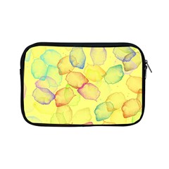 Watercolors On A Yellow Background          Apple Ipad Mini Protective Soft Case by LalyLauraFLM