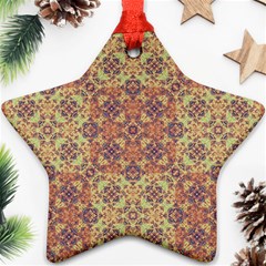 Vintage Ornate Baroque Star Ornament (two Sides)
