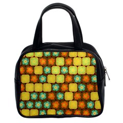 Random Hibiscus Pattern Classic Handbags (2 Sides) by linceazul