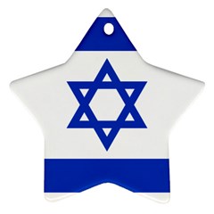 Flag Of Israel Star Ornament (two Sides) by abbeyz71