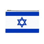 Flag of Israel Cosmetic Bag (Large)  Front