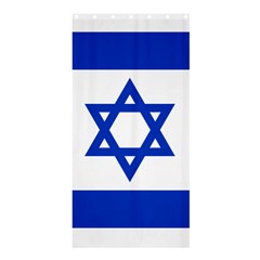 Flag Of Israel Shower Curtain 36  X 72  (stall)  by abbeyz71