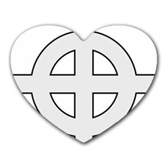 Celtic Cross  Heart Mousepads by abbeyz71