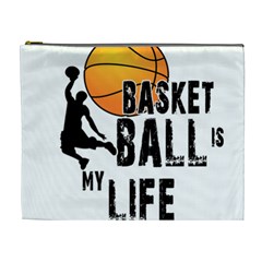 Basketball Is My Life Cosmetic Bag (xl) by Valentinaart