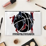 Basketball never stops Cosmetic Bag (Large)  Back