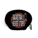 Basketball never stops Accessory Pouches (Small)  Front