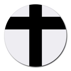 Latin Cross  Round Mousepads by abbeyz71