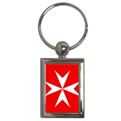 Cross Of The Order Of St  John  Key Chains (rectangle)  by abbeyz71
