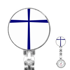 Byzantine Cross  Stainless Steel Nurses Watch by abbeyz71