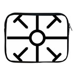 Coptic Cross Apple iPad 2/3/4 Zipper Cases Front