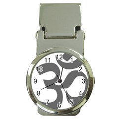 Hindu Om Symbol (dark Gray)  Money Clip Watches by abbeyz71