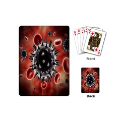 Cancel Cells Broken Bacteria Virus Bold Playing Cards (mini)  by Mariart