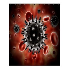 Cancel Cells Broken Bacteria Virus Bold Shower Curtain 60  X 72  (medium)  by Mariart