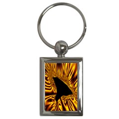 Hole Gold Black Space Key Chains (rectangle)  by Mariart