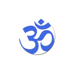 Hindu Om Symbol (royal Blue) Golf Ball Marker by abbeyz71